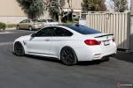 BMW M4 Coupe Alpine White on BBS Wheels 2016 года